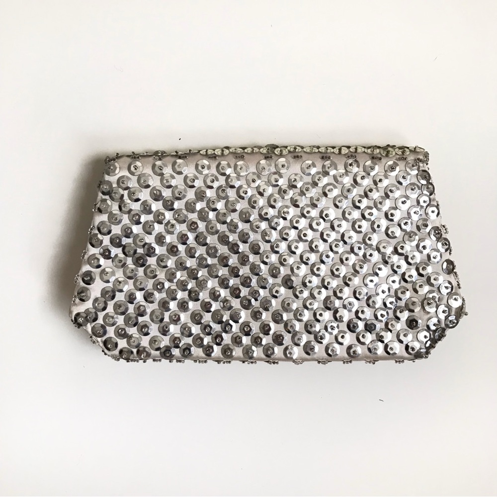 Vintage Art Deco Style Beaded Evening Bag Clutch - Picture 2 of 5